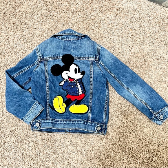 GAP Other - Gap x Disney Mickey Mouse embroidered denim jacket